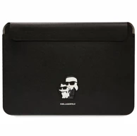 KARL LAGERFELD Futrola Saffiano Karl&Choupette, za prijenosno računalo 14", crna